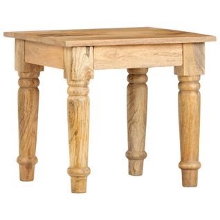 Table D'appoint 43 X 43 X 40 Cm Bois De Manguier Massif