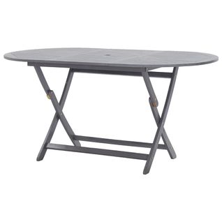 Table Pliable De Jardin 160 X 85 X 75 Cm Bois D'acacia Massif
