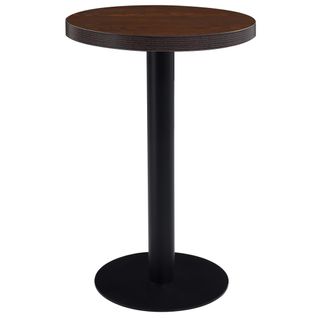 Table De Bistro Marron Foncé 50 Cm Mdf
