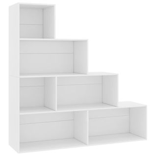 Bibliothèque/cloison Blanc 155x24x160 Cm Bois Contreplaqué