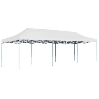 Tente De Réception Pliable 3x9 M Blanc