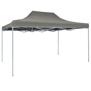 Tente De Fête Pliable Professionnelle Avec Toit Oxford Imperméable 3x4 M Acier Anthracite