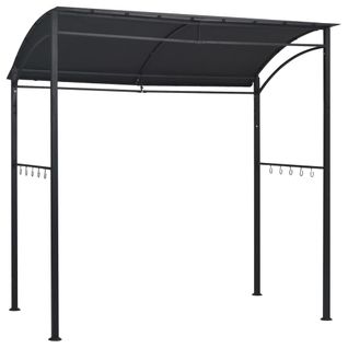Belvédère De Barbecue 215x150x220 Cm Anthracite Acier