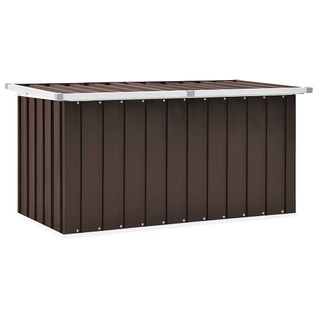 Coffre De Rangement De Jardin Marron 129x67x65 Cm