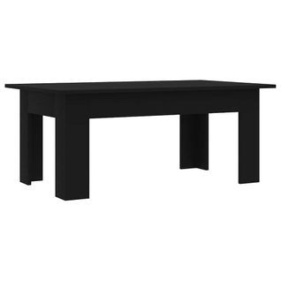 Table Basse Noir 100x60x42 Cm Bois D’ingénierie