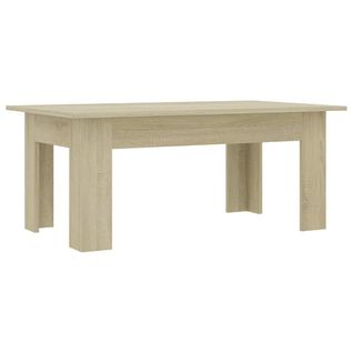 Table Basse Chêne Sonoma 100x60x42 Cm Bois D’ingénierie