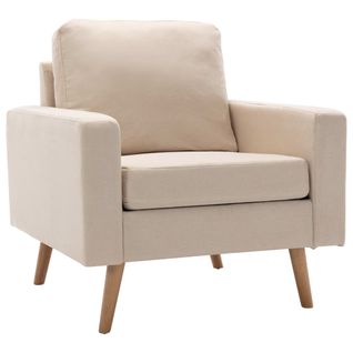 Fauteuil Style Scandinave Confort Moderne En Tissu Doux Ibsen