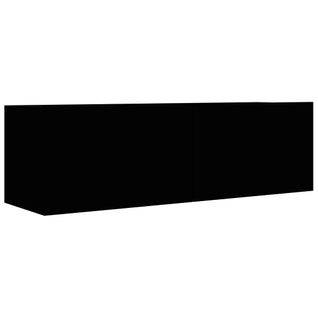 Meuble TV Noir 100x30x30 Cm Aggloméré