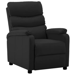 Fauteuil Inclinable Noir Similicuir