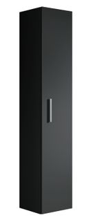 Armoire De Salle De Bain Pluto 30 X 30 X 150 Cm   Noir   Meuble De Rangement Haut Placard Armoire