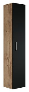 Colonne Pluto Hauteur 150cm Chêne Châtaignier Avec Noir Mat