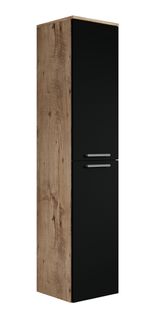 Colonne Venus Hauteur 160cm Chêne Châtaignier, Noir