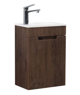 Meuble Lave-Mains Thermis 40 X 22 Cm - Brun Noyer