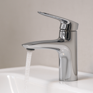 Robinet De Lavabo Valley   Chrome   Mitigeur Avec Kit De Montage Et Tuyaux