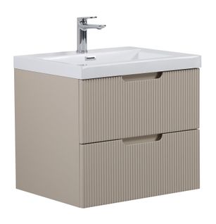Meuble De Salle De Bain Thermis 60 Cm Lavabo Crème – Meuble Lavabo