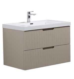 Meuble De Salle De Bain Thermis 80 Cm Lavabo Crème – Meuble Lavabo