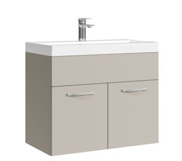 Meuble De Salle De Bain Montreal 01 60 Cm – Cashmere – Meuble Avec Lavabo Et Armoire