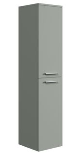 Armoire De Rangement De Saturnus Hauteur 130cm Gris Mat