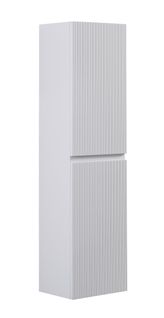 Armoire De Salle De Bain Thermis 40 X 30 X 150 Cm   Blanc   Armoire Suspendue à 2 Portes