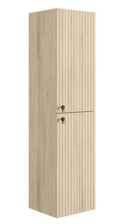 Armoire De Rangement  Saros 35 X 32  X 140 Cm   Chêne Clair   Armoire Suspendue à 2 Portes