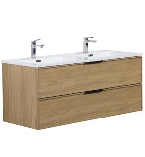 Meuble De Salle De Bain Luxor 120 Cm    Chêne Clair   Meuble Lavabo