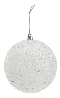 Boule Ø 10 cm GLACIER Blanc
