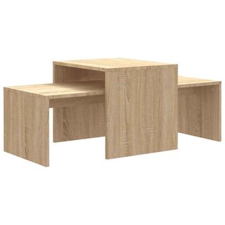 Ensemble De Tables Basses Chêne Sonoma Bois Contreplaqué