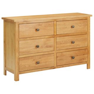 Commode 105x33,5x73 Cm Bois De Chêne Massif