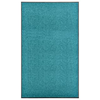 Paillasson Lavable Cyan 90x150 Cm