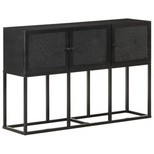 Buffet 115x30x76 Cm Bois De Manguier Massif