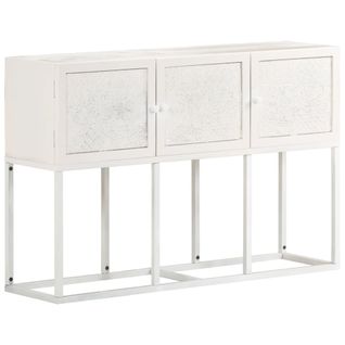 Buffet 115x30x76 Cm Bois De Manguier Massif