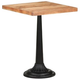 Table De Bistro 60x60x76 Cm Bois D'acacia Massif