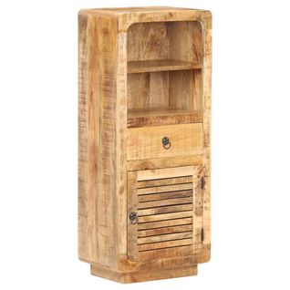 Buffet 45x32x110 Cm Bois De Manguier Brut