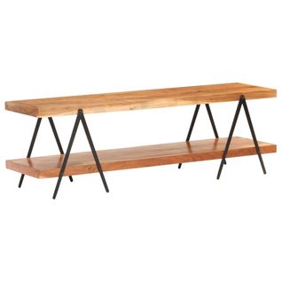 Meuble TV 160x40x50 Cm Bois D'acacia Solide