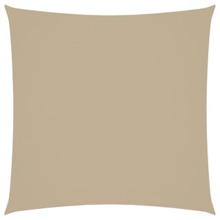 Voile D'ombrage Tissu Oxford Carré 6x6 M Beige