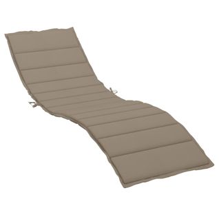 Coussin De Chaise Longue Taupe 200x60x3 Cm Tissu Oxford