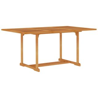 Table De Jardin 150x90x75 Cm Bois De Teck Massif