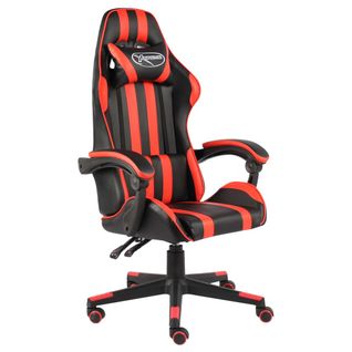 Fauteuil Gamer Noir Et Rouge Similicuir