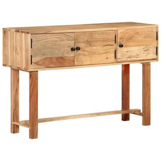 Buffet 115x35x75 Cm Bois D'acacia Massif