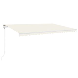 Auvent Rétractable Automatique 500x300 Cm Crème