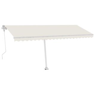 Auvent Automatique Sur Pied 500x300 Cm Crème