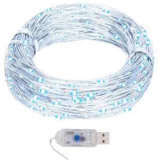 Guirlande Lumineuse Micro LED 40m 400led Blanc Froid 8fonctions