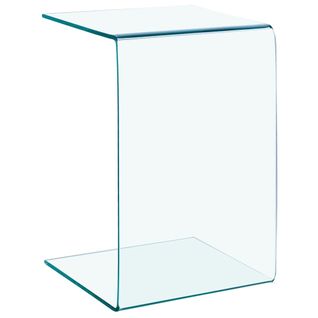 Table D'appoint 40x40x60 Cm Verre Trempé