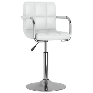 Tabouret De Bar Blanc Simili