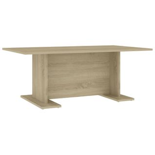 Table Basse Chêne Sonoma 103,5x60x40 Cm Bois Contreplaqué