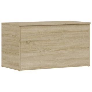 Coffre De Rangement Chêne Sonoma 84x42x46 Cm Bois Contreplaqué