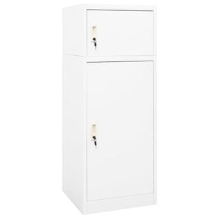 Armoire à Selles Blanc 53x53x140 Cm Acier