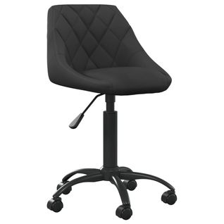 Chaise De Bureau Noir Velours