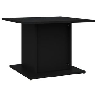 Table Basse Noir 55,5x55,5x40 Cm Bois Contreplaqué
