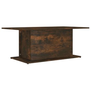 Table Basse Chêne Fumé 102x55,5x40 Cm Bois Contreplaqué